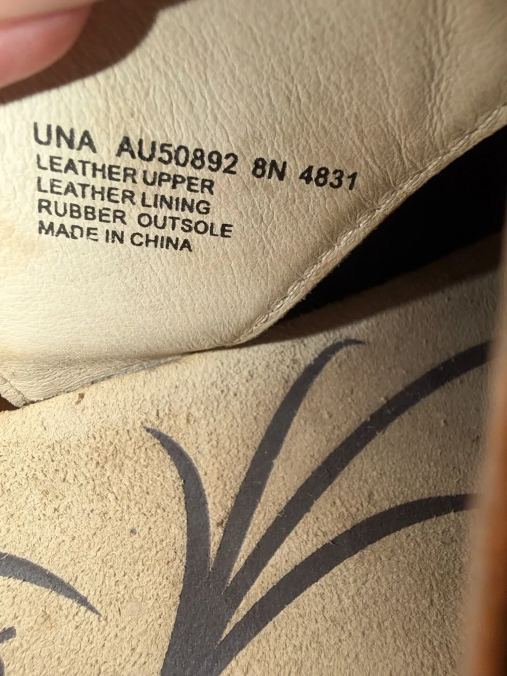 Abeo Una Brown Leather Wedge Heels 8 N Sandals